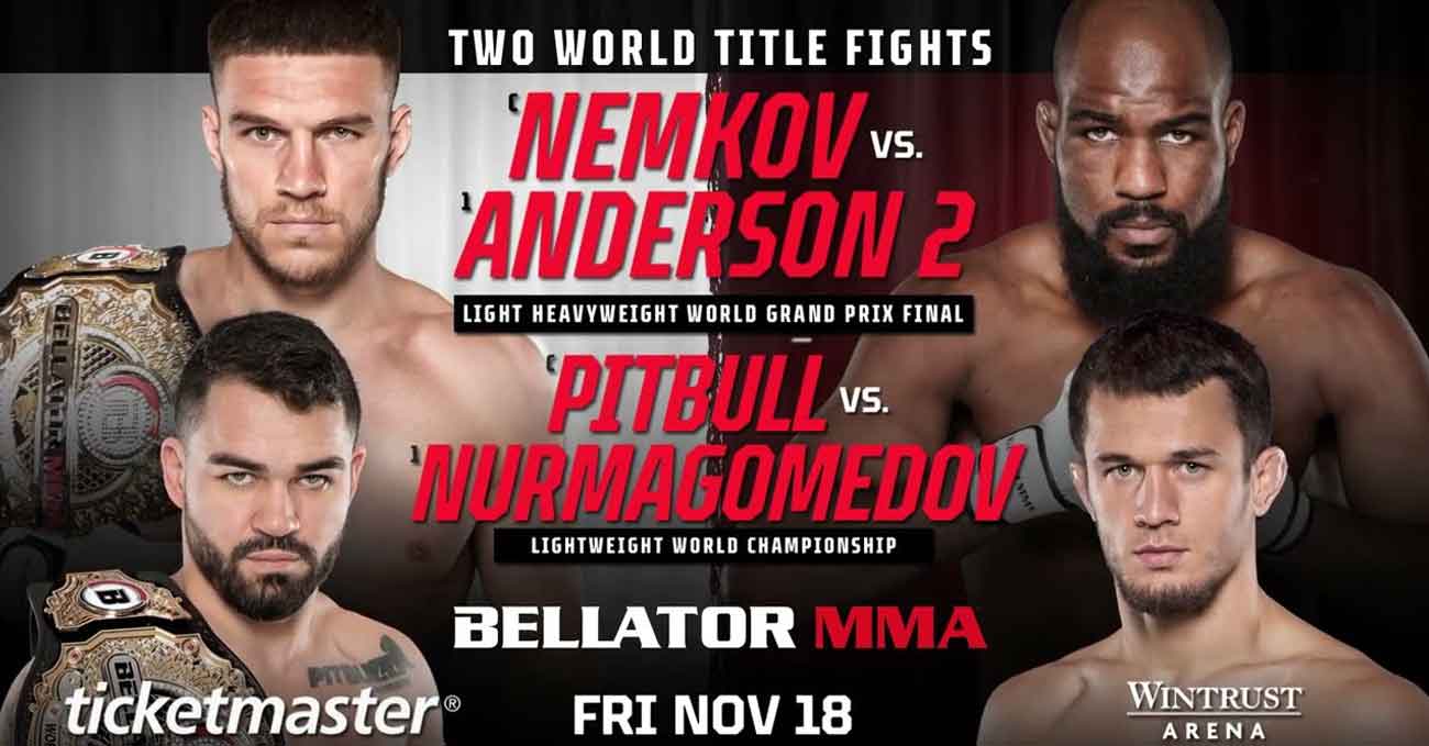 Vadim Nemkov vs Corey Anderson 2 full fight video Bellator 288 poster