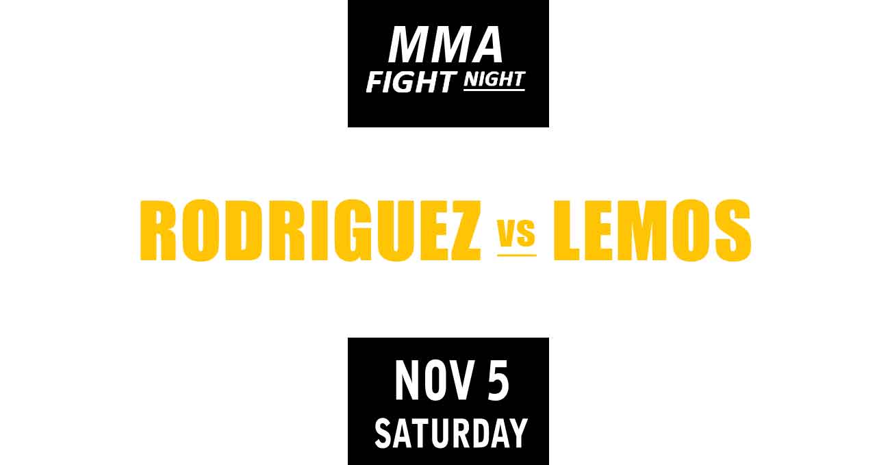 Marina Rodriguez vs Amanda Lemos full fight video UFC Vegas 64 poster by ATBF