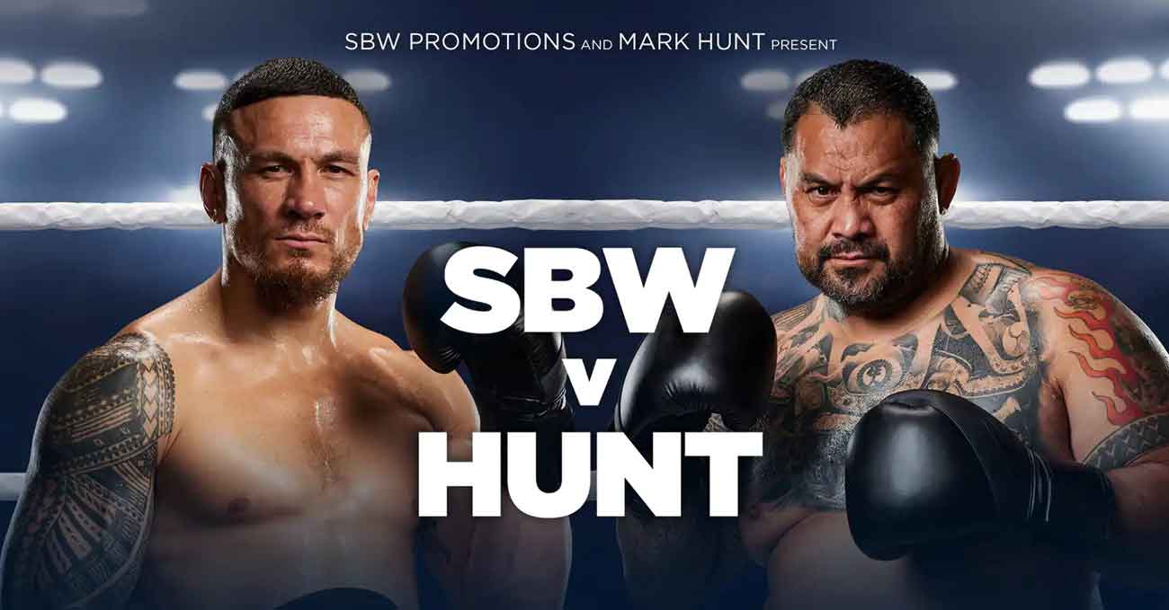 Sonny Bill Williams vs Mark Hunt full fight video poster 2022-11-05