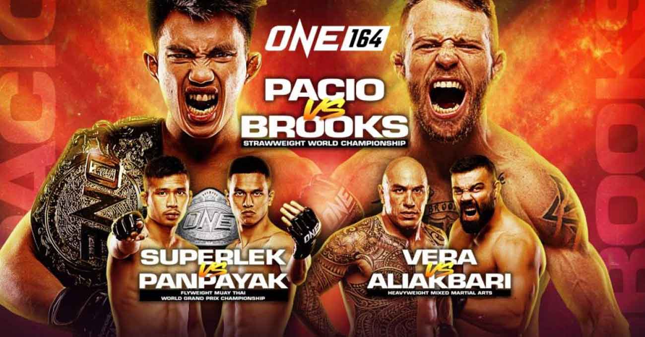 Jarred Brooks vs Joshua Pacio full fight video ONE 164 poster