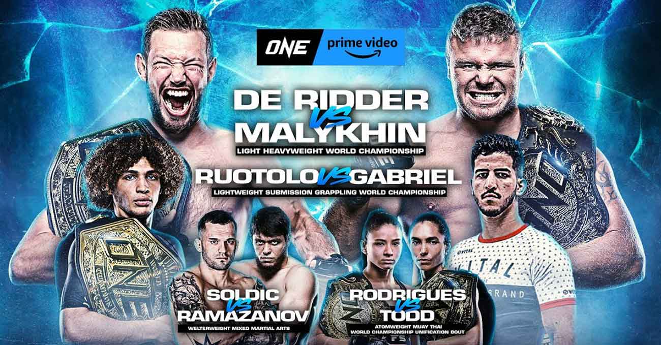 Reinier de Ridder vs Anatoliy Malykhin full fight video ONE on Prime Video 5 poster