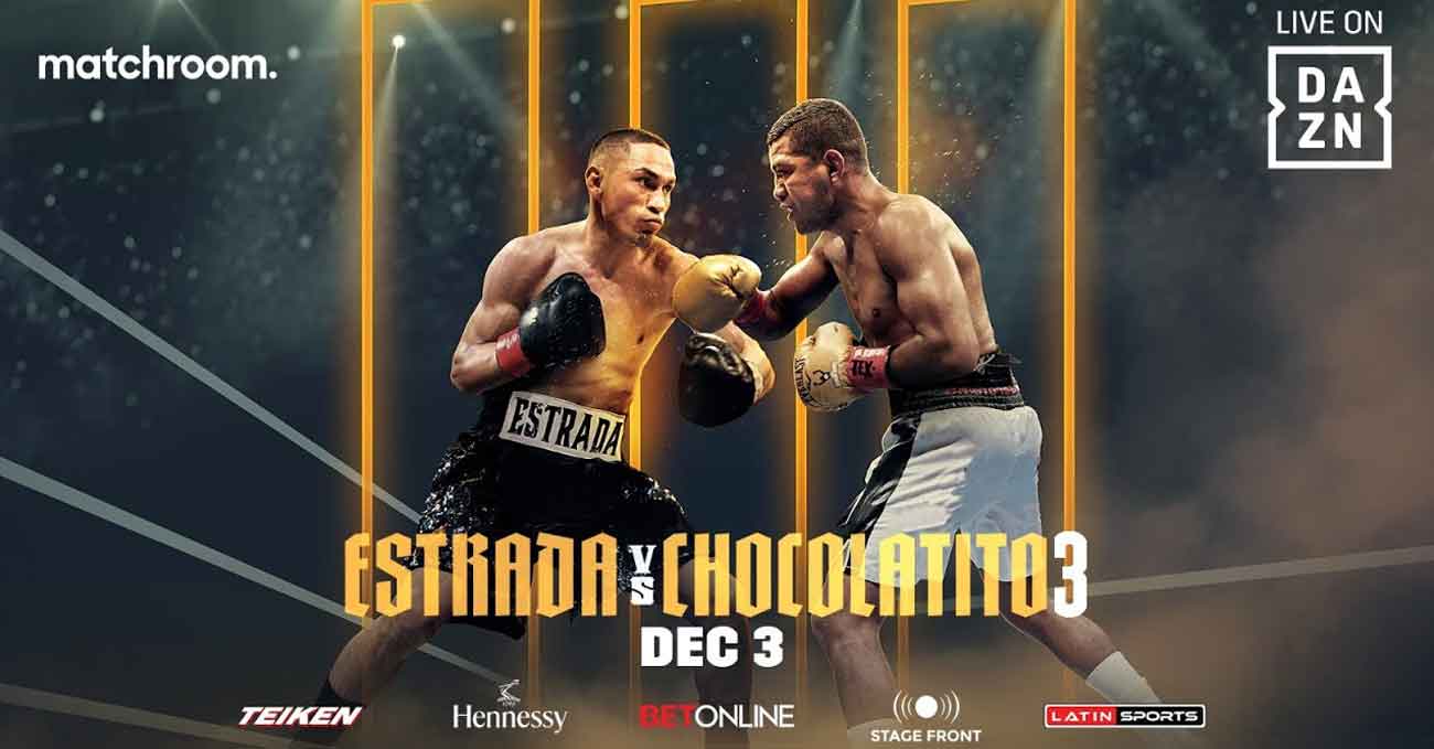 Juan Francisco Estrada vs Roman Gonzalez 3 full fight video poster 2022-12-03