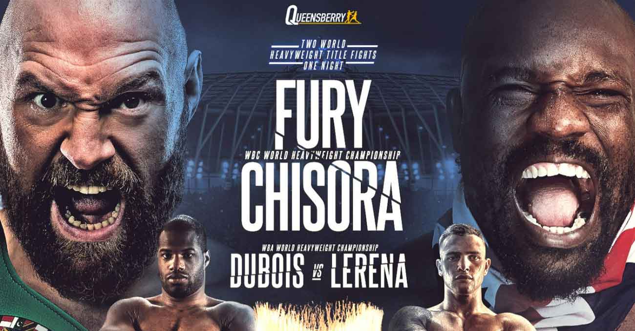 Tyson Fury vs Dereck Chisora 3 full fight video poster 2022-12-03
