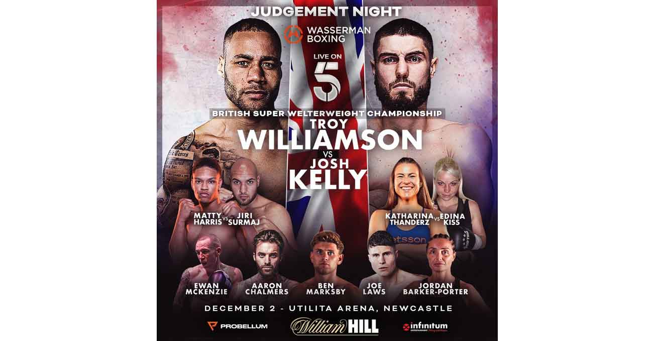 Troy Williamson vs Josh Kelly full fight video poster 2022-12-02