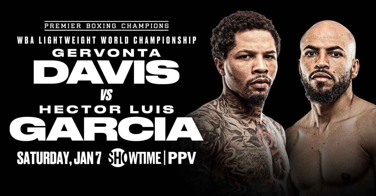 Gervonta Davis vs Hector Luis Garcia full fight video poster 2023-01-07