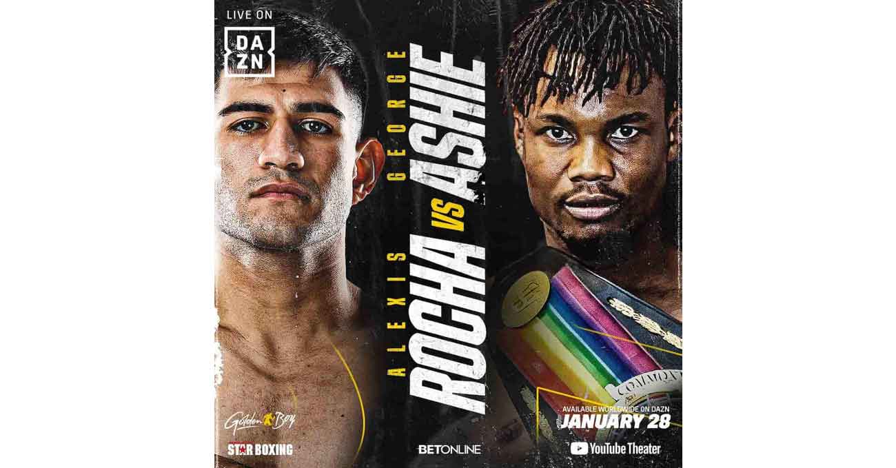 Alexis Rocha vs George Ashie full fight video poster 2023-01-28