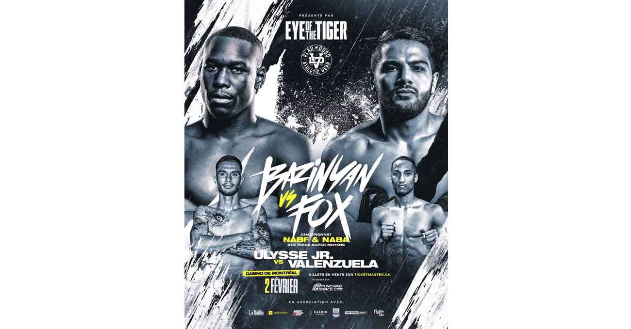 Erik Bazinyan vs Alantez Fox full fight video poster 2023-02-02