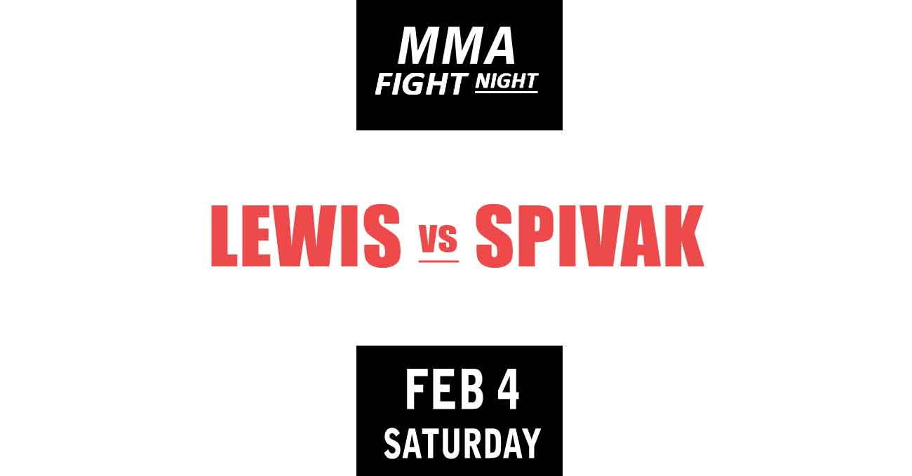 Derrick Lewis vs Sergey Spivak full fight video UFC Vegas 68 poster by ATBF