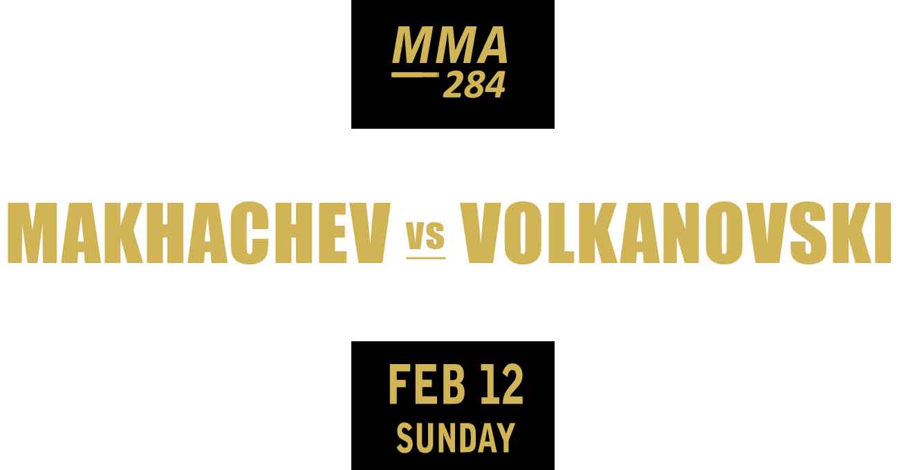 Islam Makhachev vs Alexander Volkanovski full fight video UFC 284 poster by ATBF