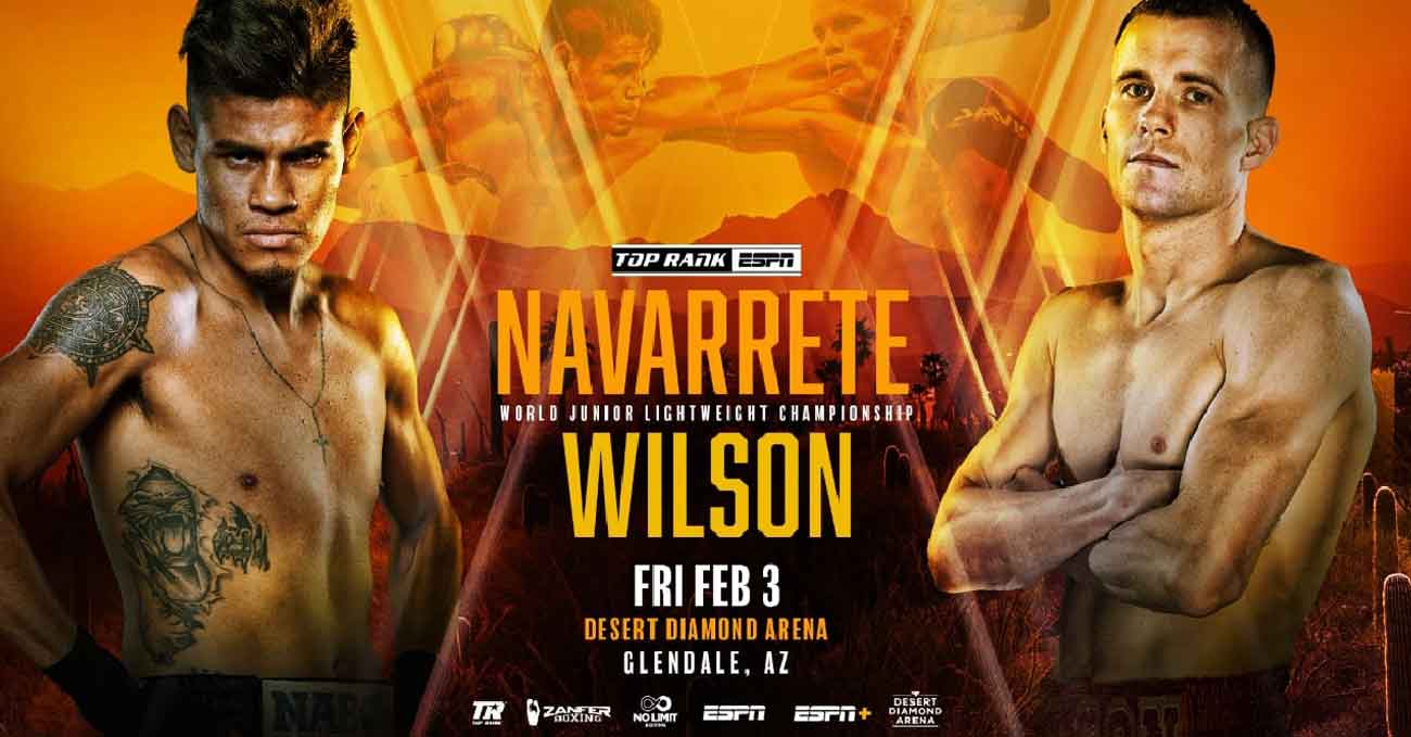 Emanuel Navarrete vs Liam Wilson full fight video poster 2023-02-03