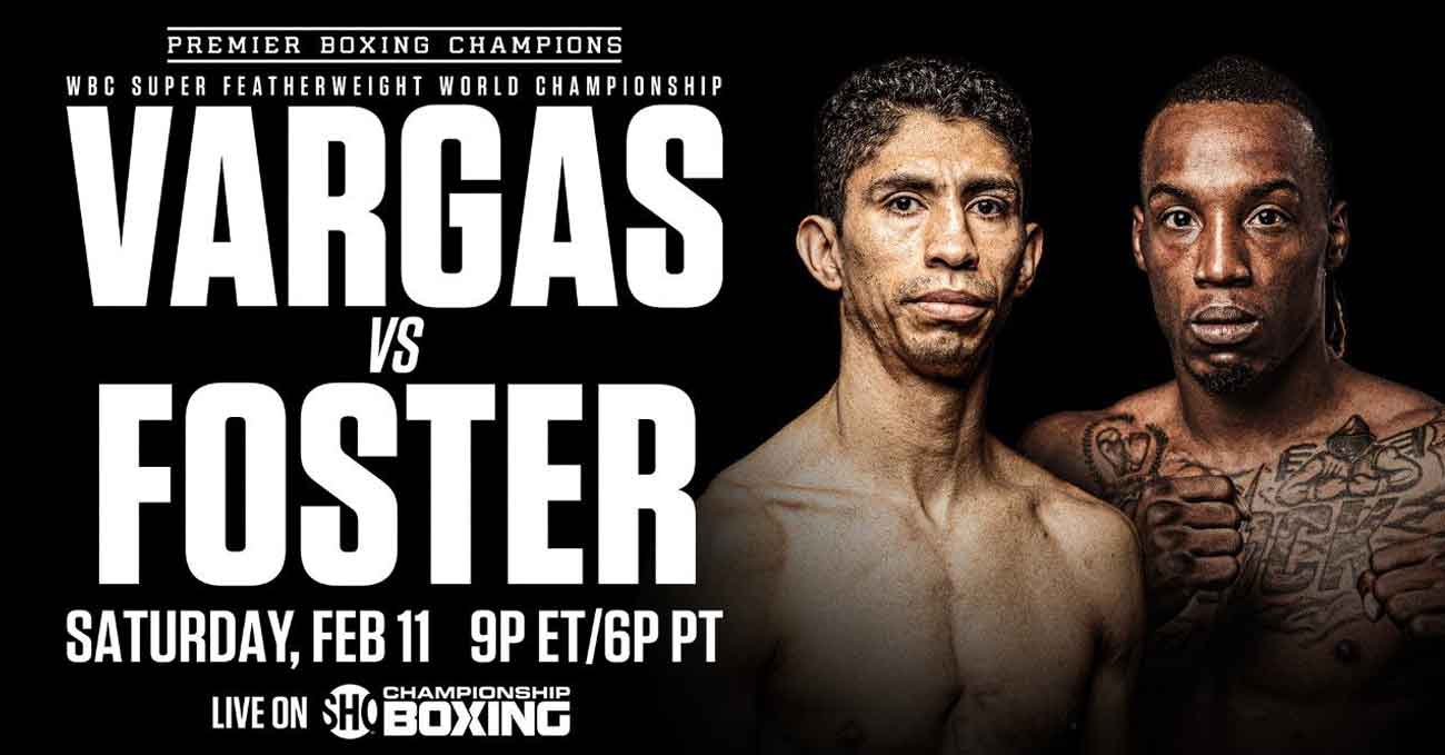 Rey Vargas vs O'Shaquie Foster full fight video poster 2023-02-11