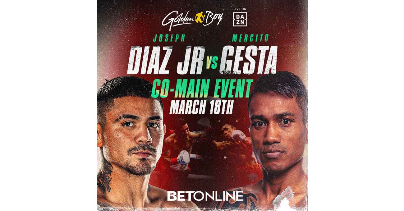 Joseph Diaz vs Mercito Gesta FULL fight Video 2023