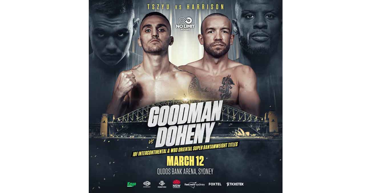 Sam Goodman vs TJ Doheny FULL fight Video 2023