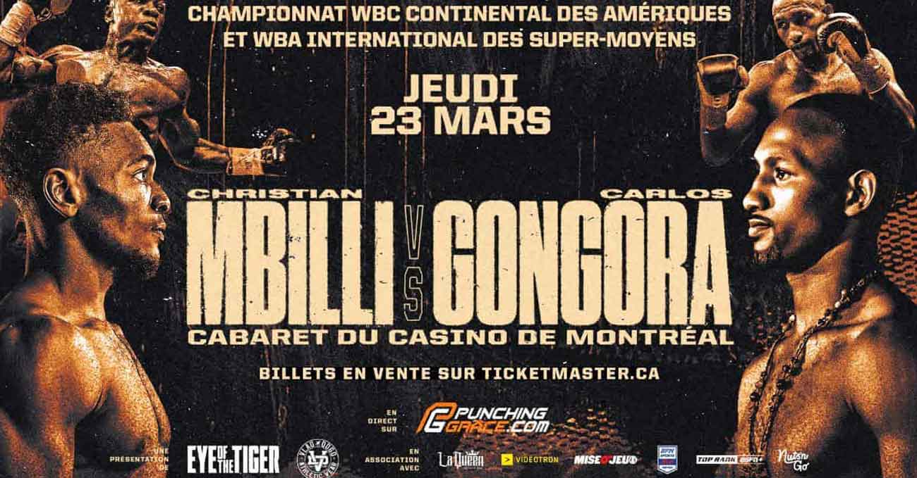 Christian Mbilli vs Carlos Gongora full fight video poster 2023-03-23
