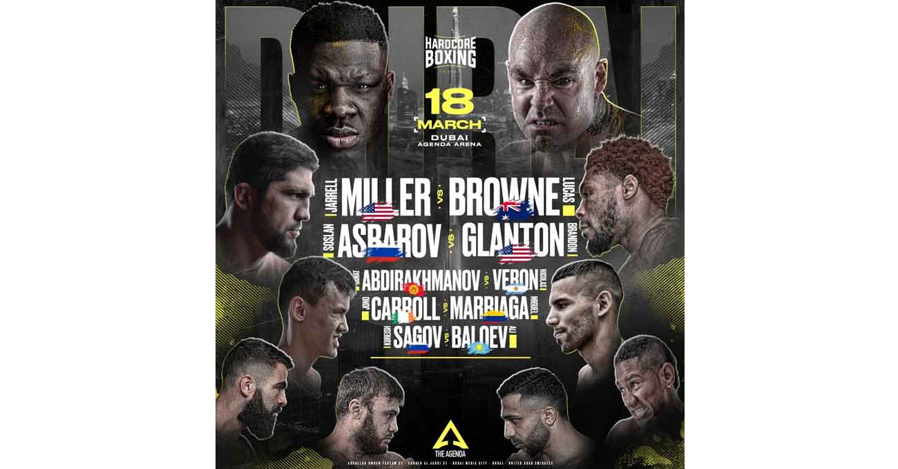 Jarrell Miller vs Lucas Browne full fight video poster 2023-03-18