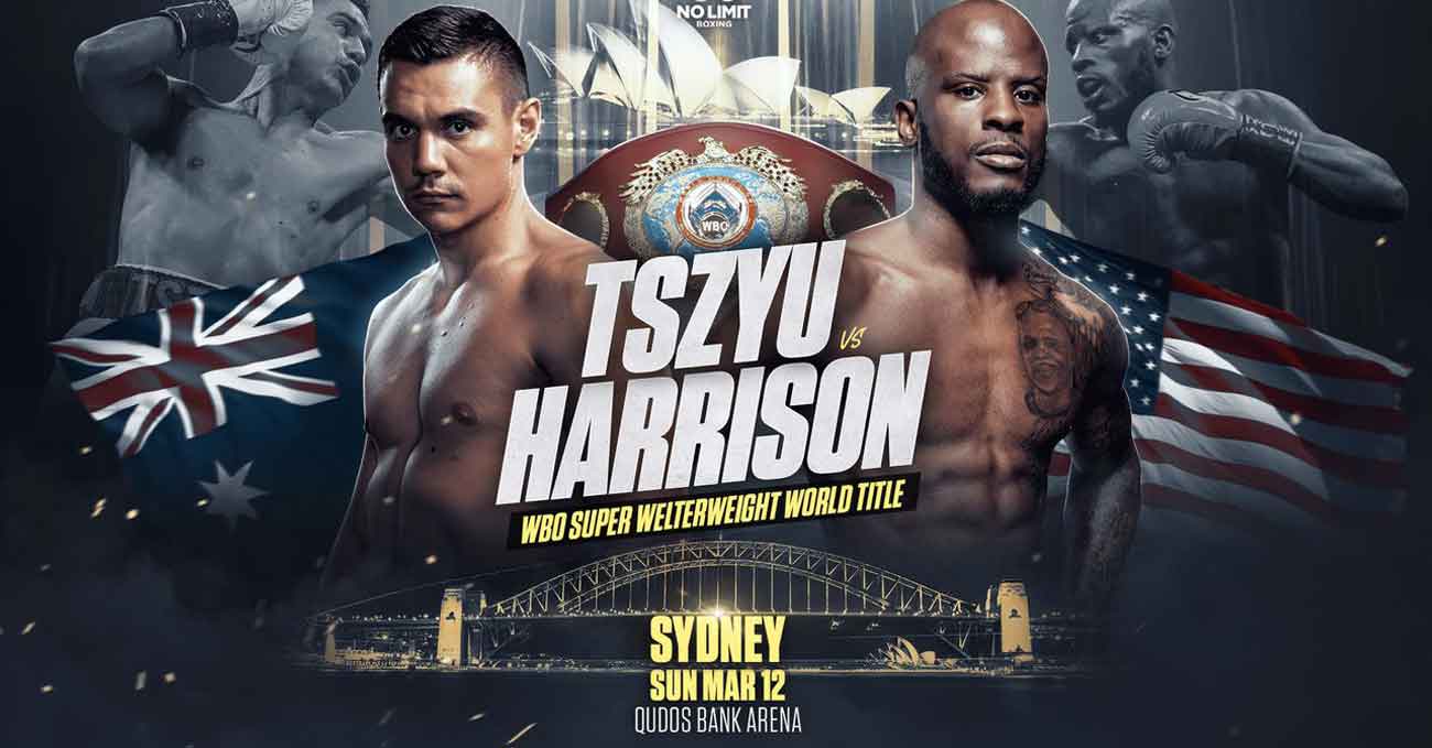 Tim Tszyu vs Tony Harrison full fight video poster 2023-03-12