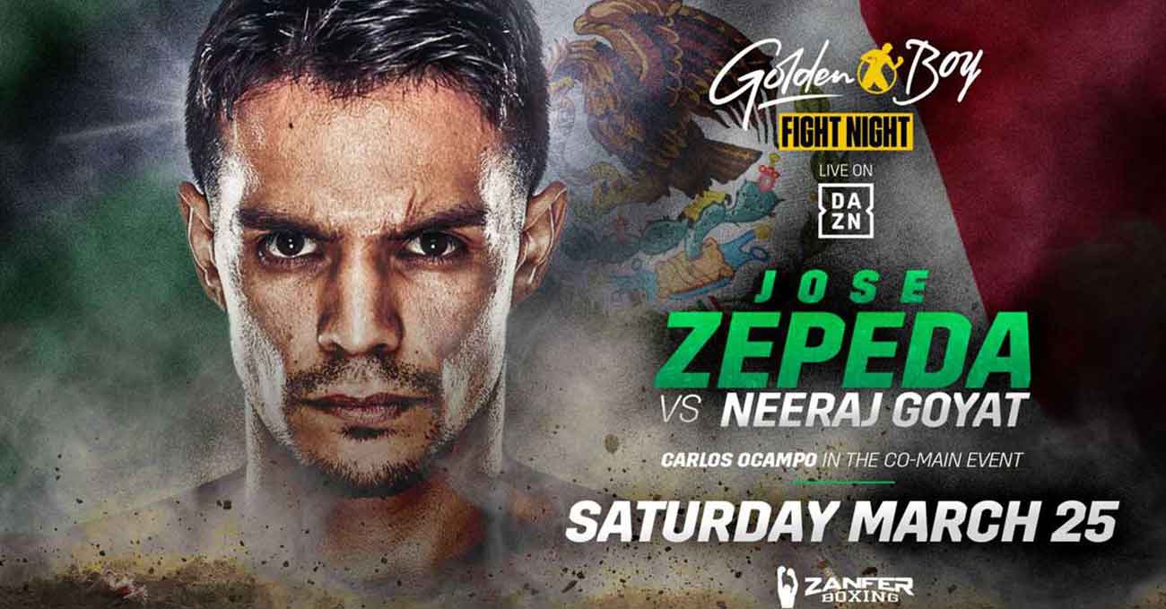 Jose Zepeda vs Neeraj Goyat full fight video poster 2023-03-25