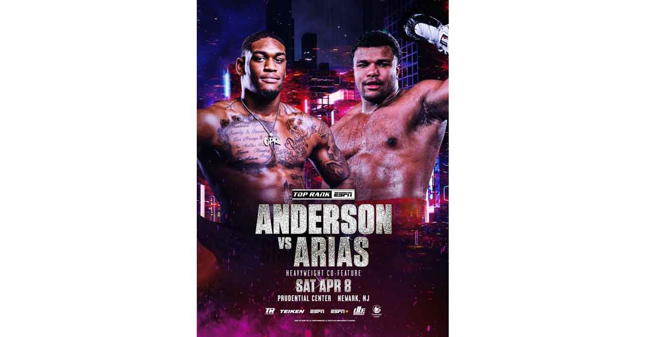 Jared Anderson vs George Arias full fight video poster 2023-04-08
