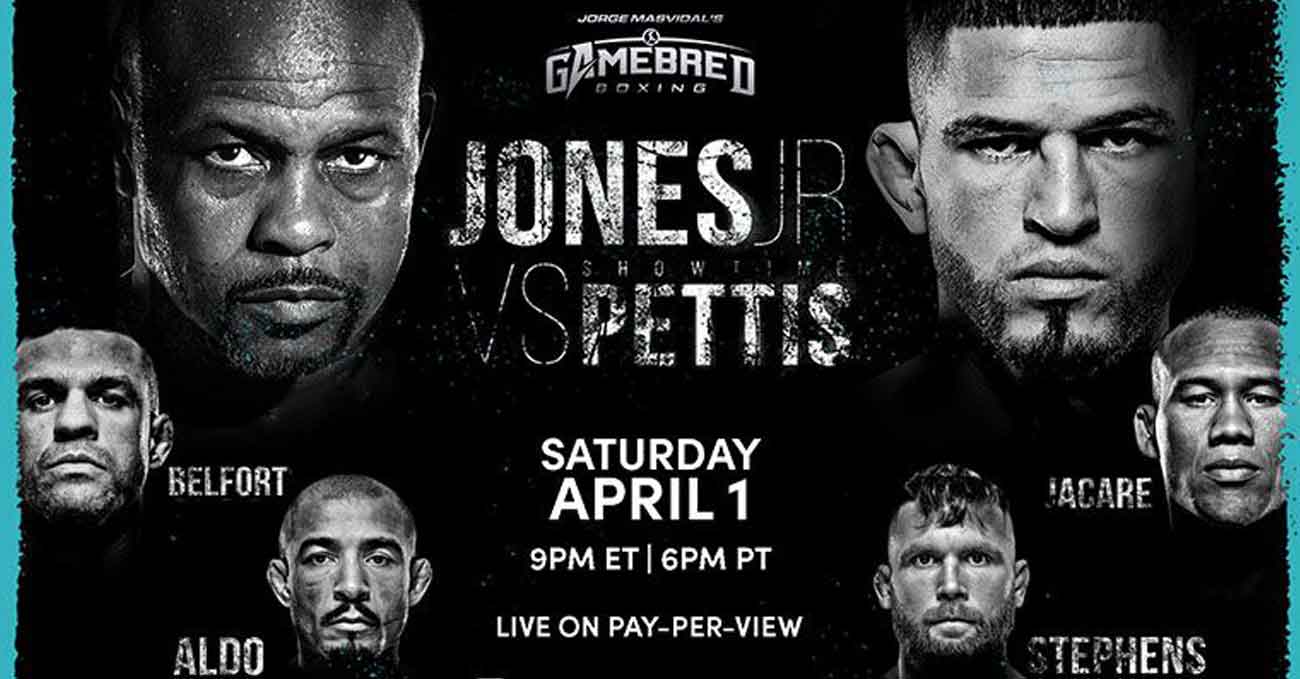 Roy Jones Jr vs Anthony Pettis full fight video poster 2023-04-01