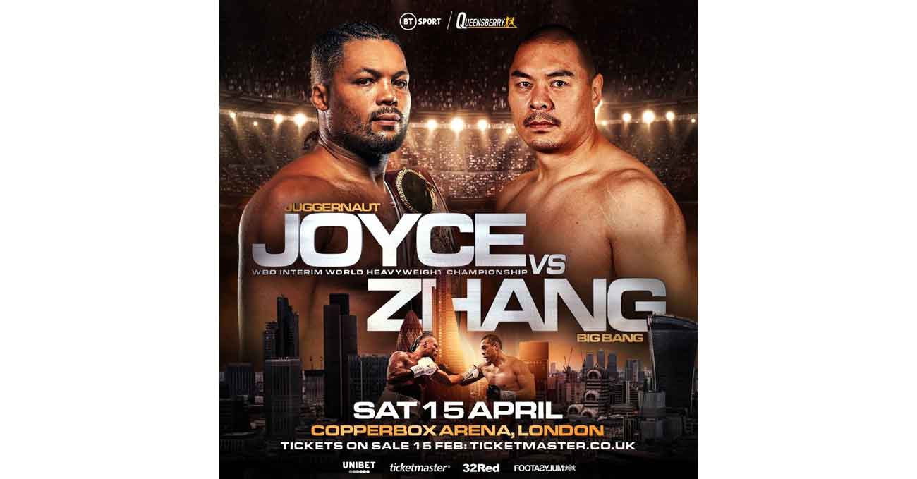 Joe Joyce vs Zhilei Zhang full fight video poster 2023-04-15