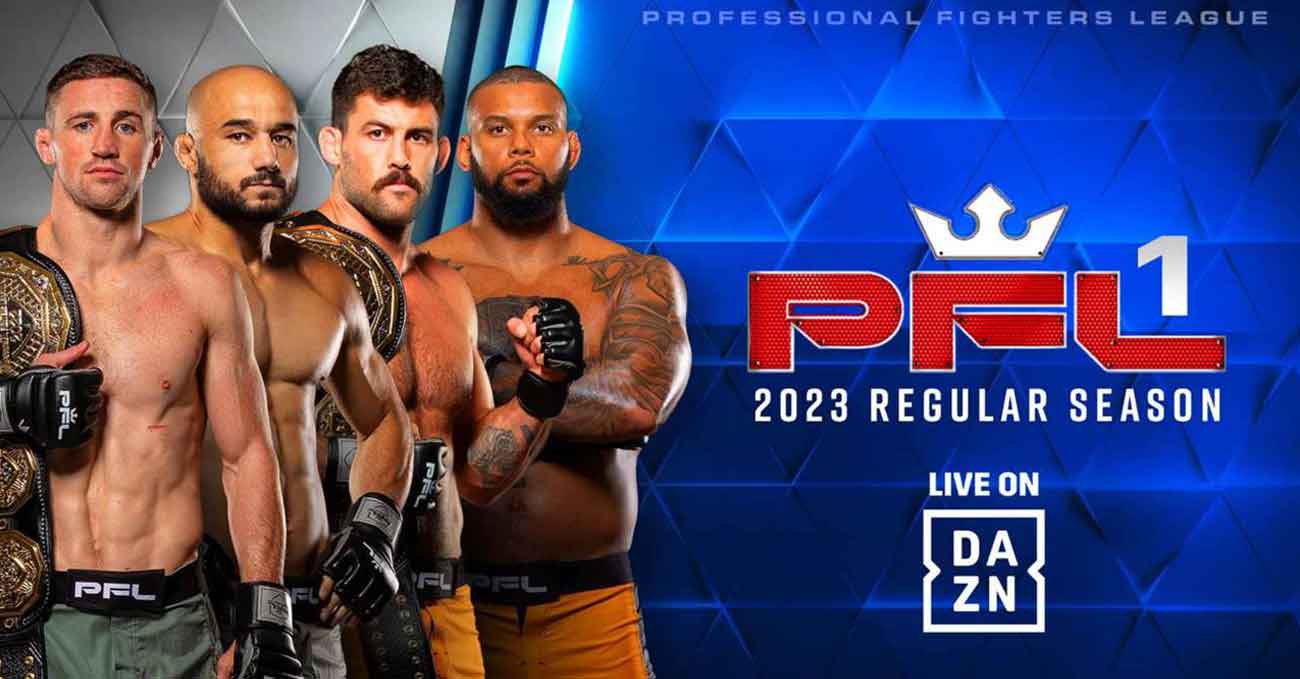 Brendan Loughnane vs Marlon Moraes full fight video PFL 1 2023 poster
