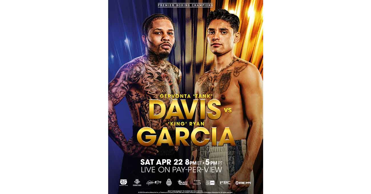 Poster of Davis vs Garcia 2023-04-22