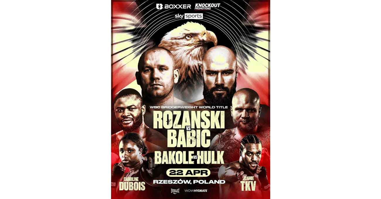 Lukasz Rozanski vs Alen Babic full fight video poster 2023-04-22