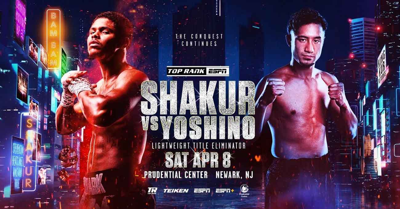 Shakur Stevenson vs Shuichiro Yoshino full fight video poster 2023-04-08