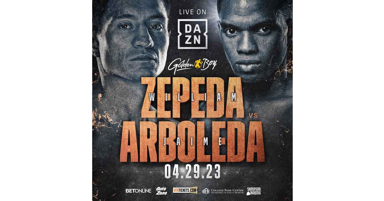 William Zepeda vs Jaime Arboleda full fight video poster 2023-04-29