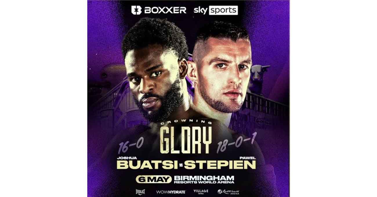 Joshua Buatsi vs Pawel Stepien full fight video poster 2023-05-06