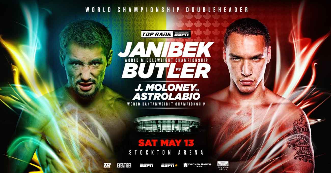 Zhanibek Alimkhanuly vs Butler FULL fight Video 2023 WBO