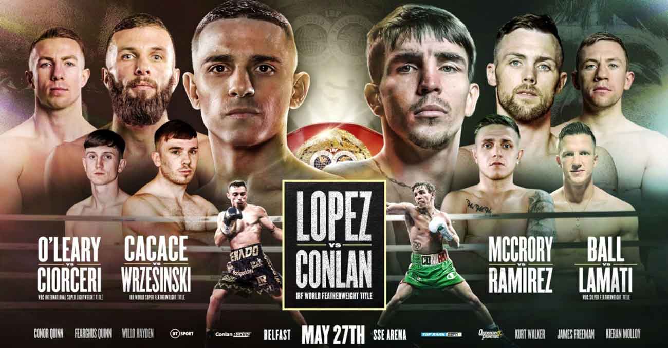 Luis Alberto Lopez Vargas vs Michael Conlan full fight video poster 2023-05-27