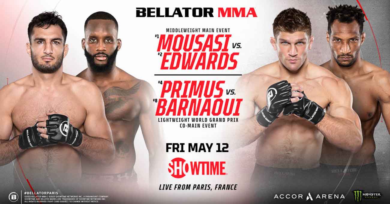 Gegard Mousasi vs Fabian Edwards full fight video Bellator 296 poster