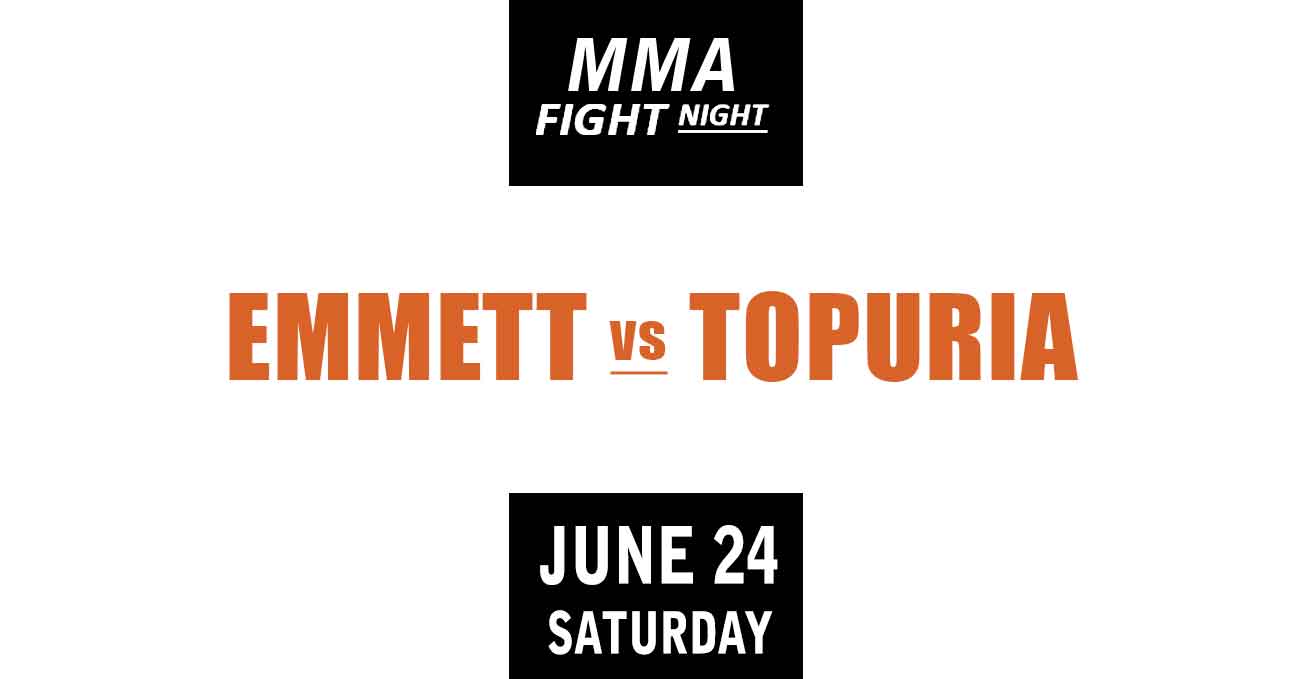 Josh Emmett vs Ilia Topuria full fight video UFC on ABC 5 poster by ATBF