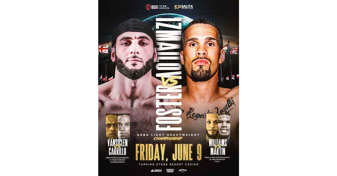 Ali Izmailov vs Charles Foster full fight video poster 2023-06-09