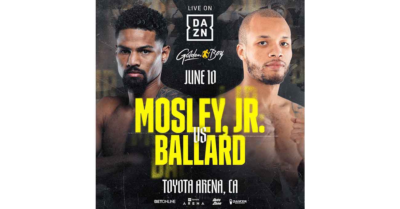 Shane Mosley Jr vs D'Mitrius Ballard full fight video poster 2023-06-10