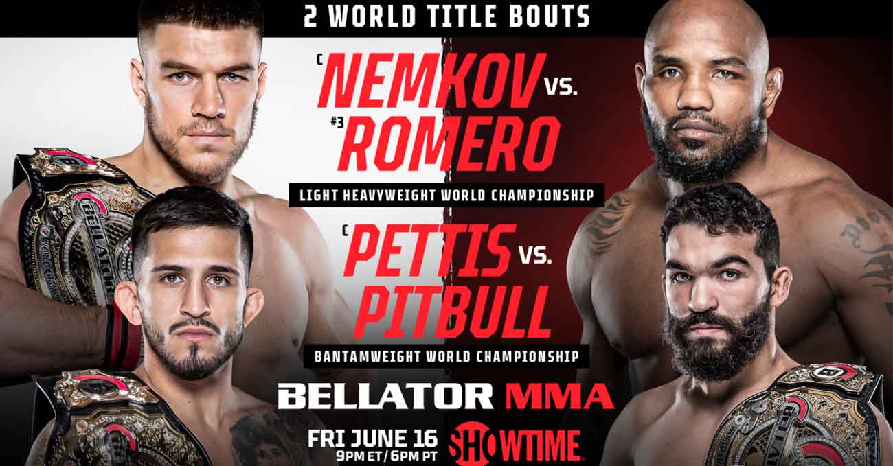 Vadim Nemkov vs Yoel Romero Palacio full fight video Bellator 297 poster