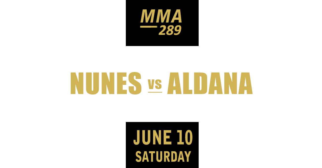 Amanda Nunes vs Irene Aldana full fight video UFC 289 poster by ATBF