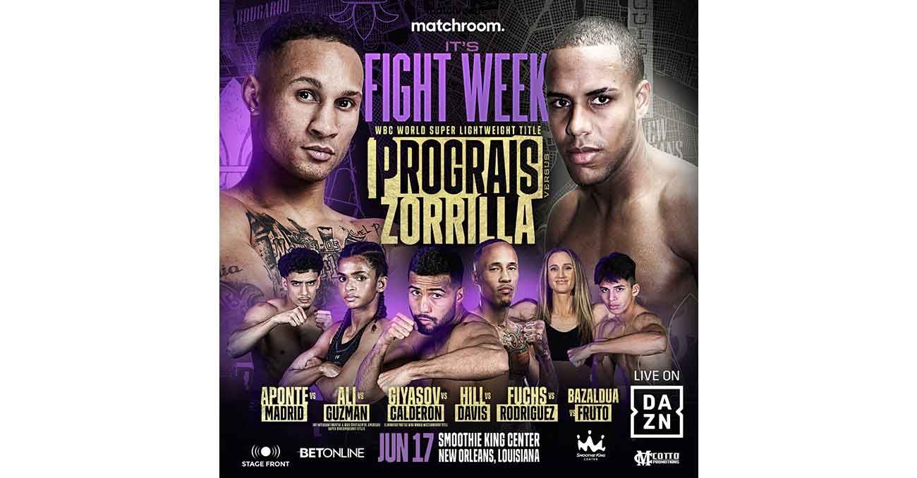 Regis Prograis vs Danielito Zorrilla full fight video poster 2023-06-17