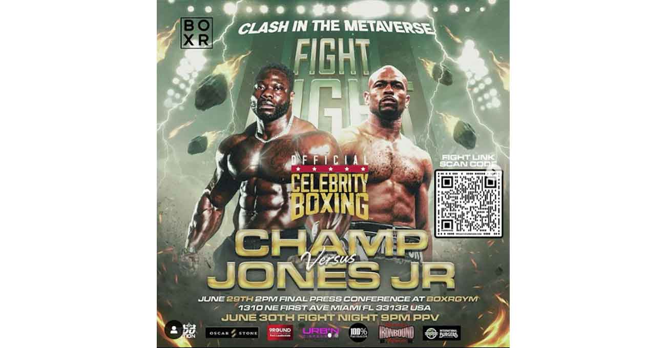 Roy Jones Jr vs NDO Champ full fight video poster 2023-06-30