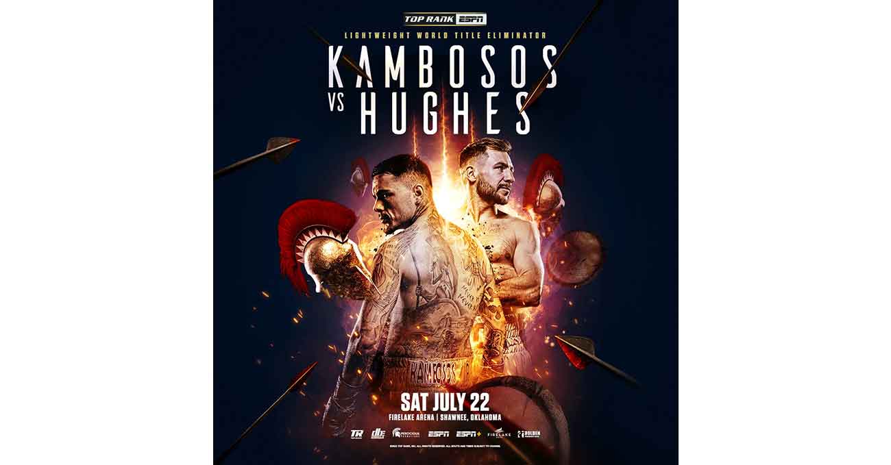 George Kambosos Jnr vs Maxi Hughes full fight video poster 2023-07-22