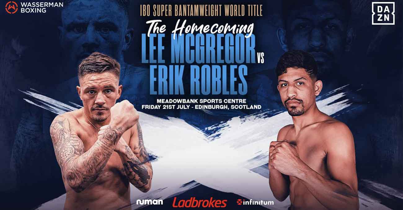 Lee McGregor vs Erik Robles Ayala full fight video poster 2023-07-21