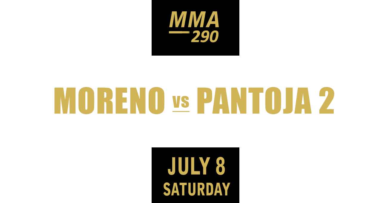 Brandon Moreno vs Alexandre Pantoja 2 full fight video UFC 290 poster by ATBF