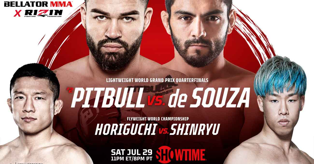 Patricky Freire vs Roberto Satoshi de Souza full fight video Bellator MMA vs Rizin 2 poster