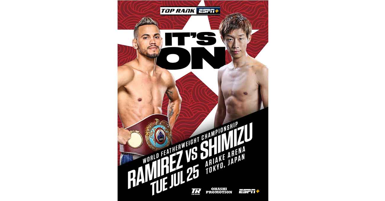 Robeisy Ramirez vs Satoshi Shimizu full fight video poster 2023-07-25