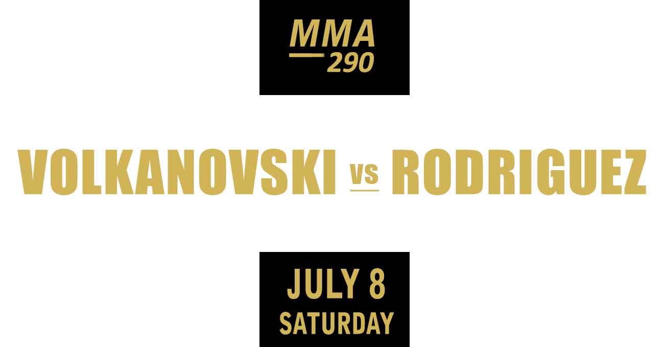 Alexander Volkanovski vs Yair Rodriguez full fight video UFC 290 poster by ATBF