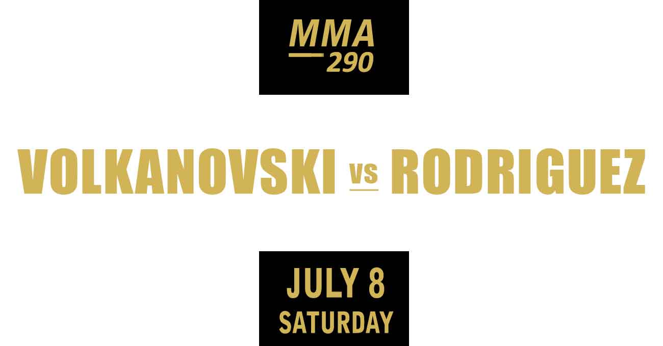 Alexander Volkanovski vs Yair Rodriguez full fight video UFC 290 poster by ATBF