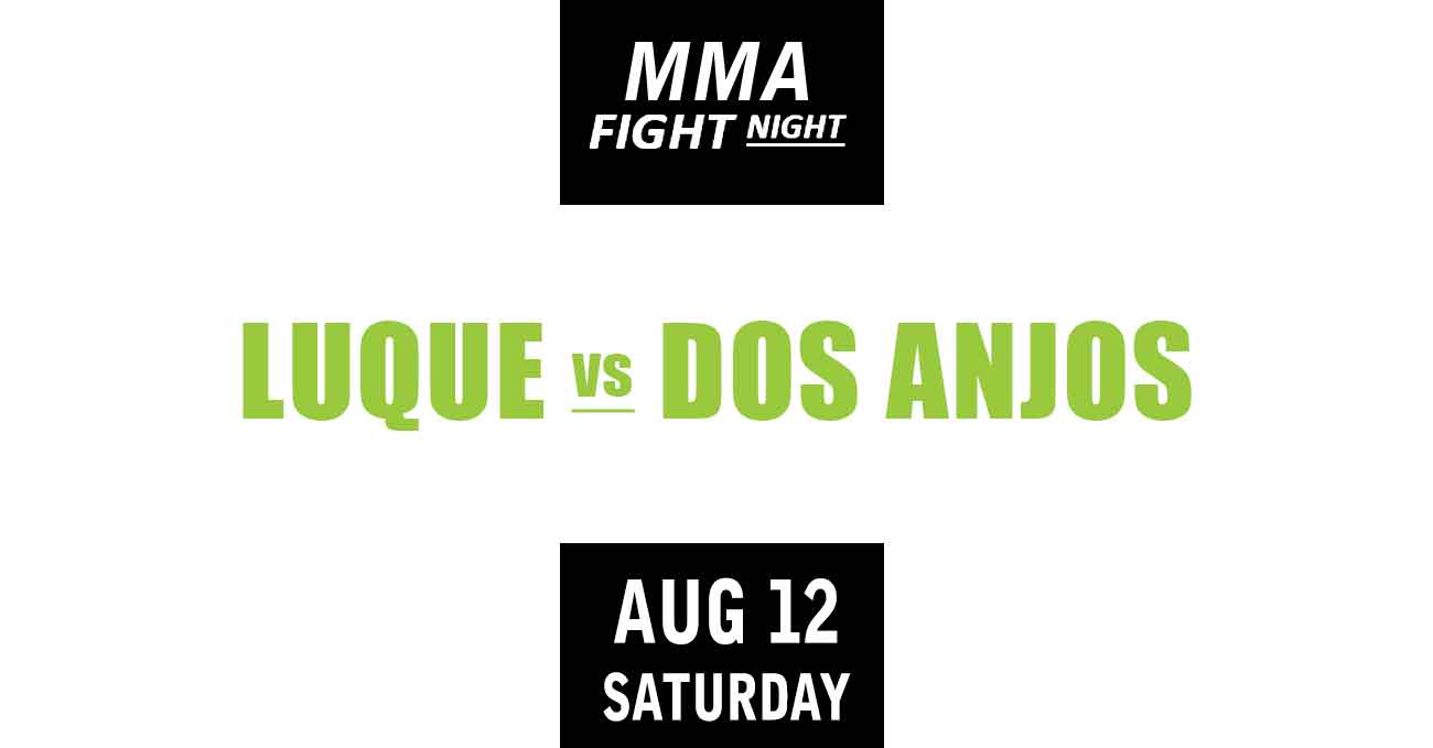 Vicente Luque vs Rafael dos Anjos full fight video UFC Vegas 78 poster by ATBF