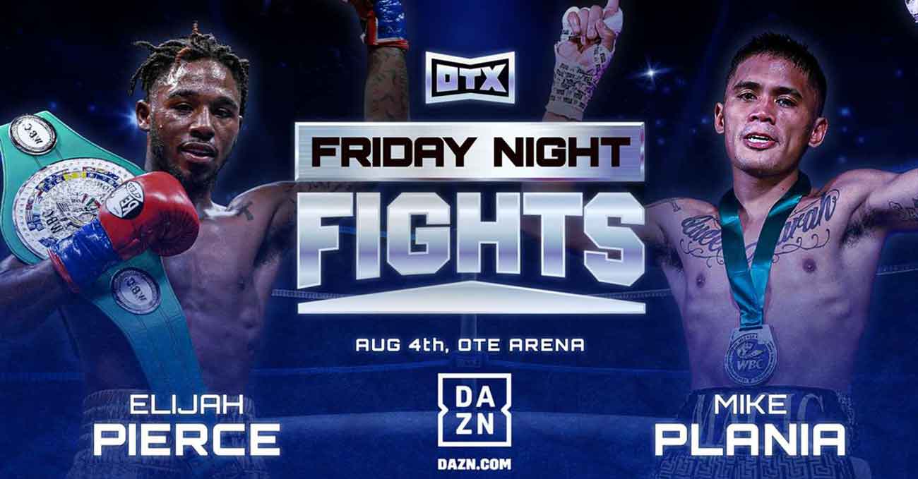 Elijah Pierce vs Mike Plania full fight video poster 2023-08-04