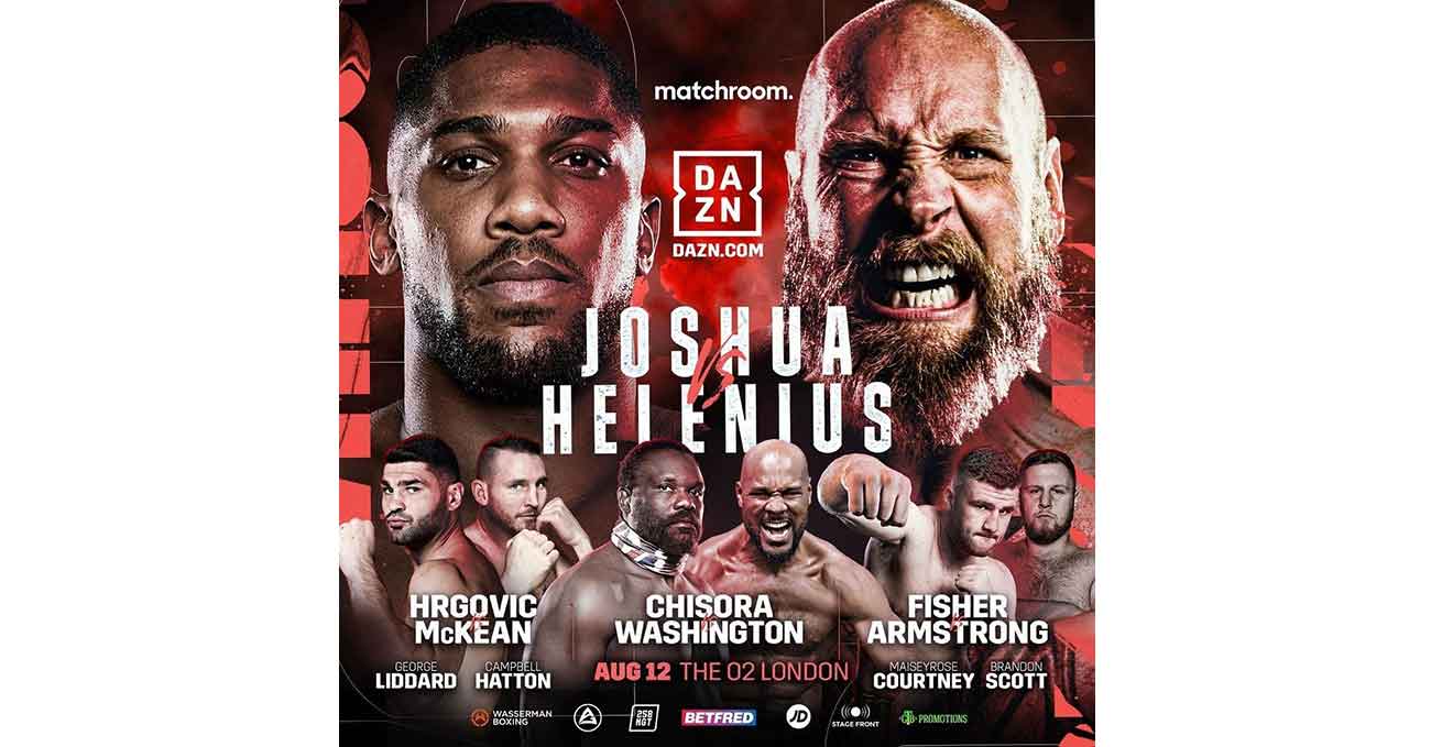 Poster of Joshua vs Helenius 2023-08-12